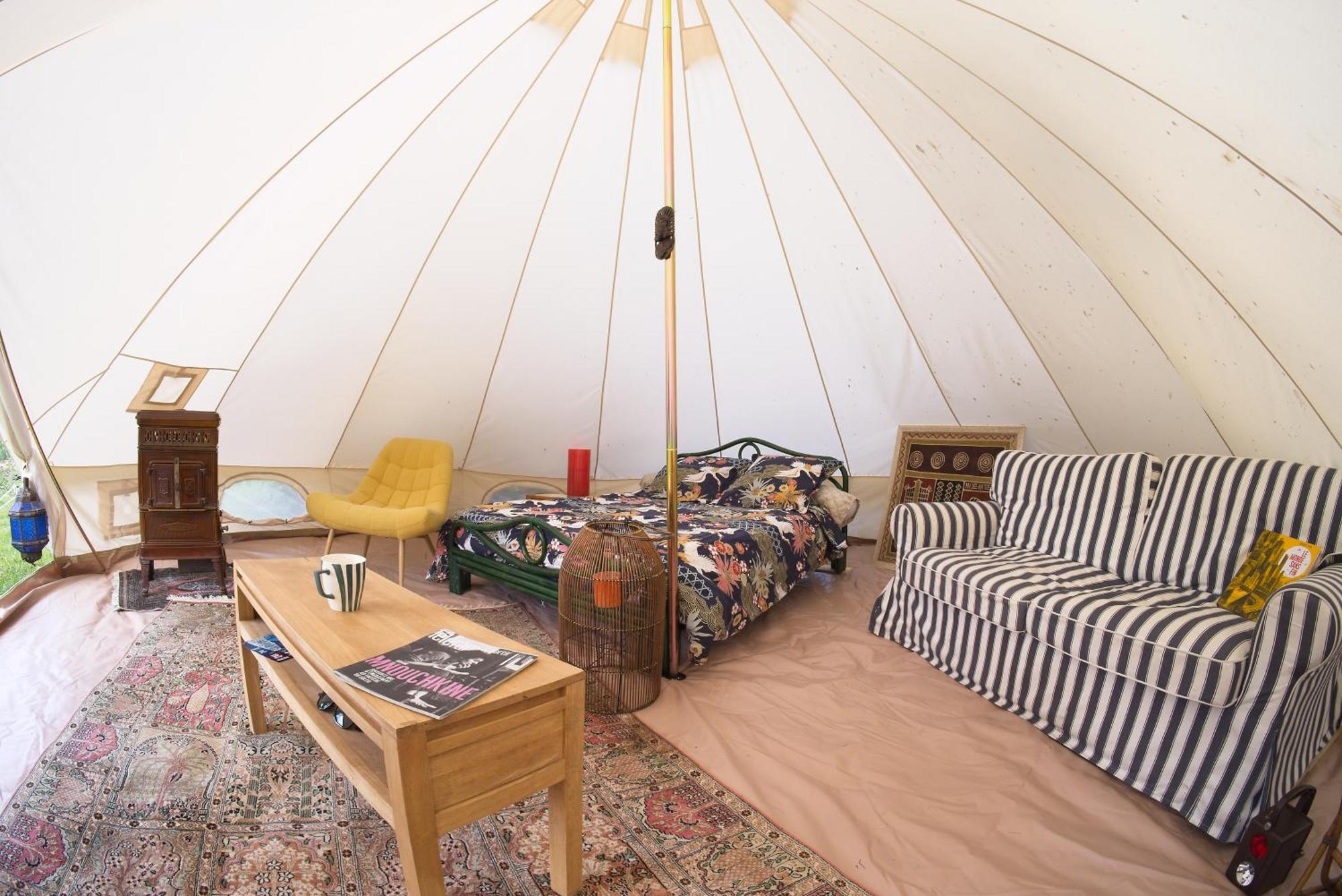 Tente Mongole 4 Saisons Cosy Et Spacieux Conchy-les-Pots Exterior foto